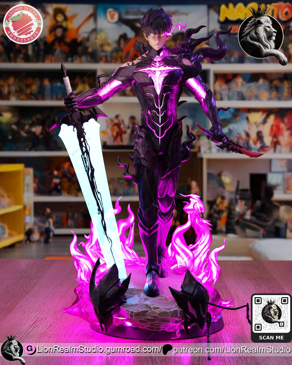 P站图纸印象馆 LionRealm 我独自升级 成振宇 LionRealm 我独自升级 成振宇