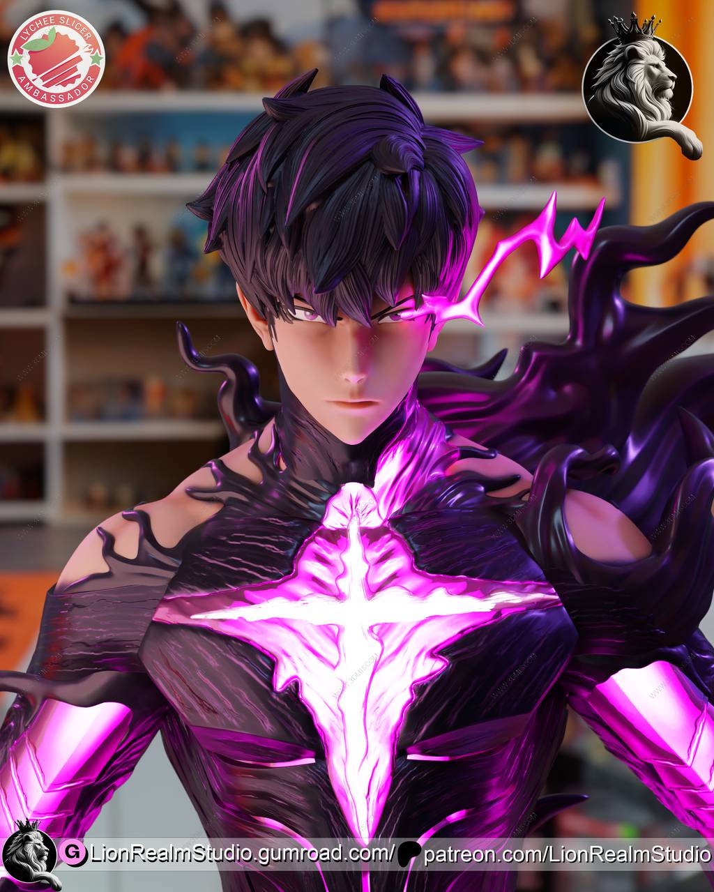 P站图纸印象馆 LionRealm 我独自升级 成振宇 LionRealm 我独自升级 成振宇