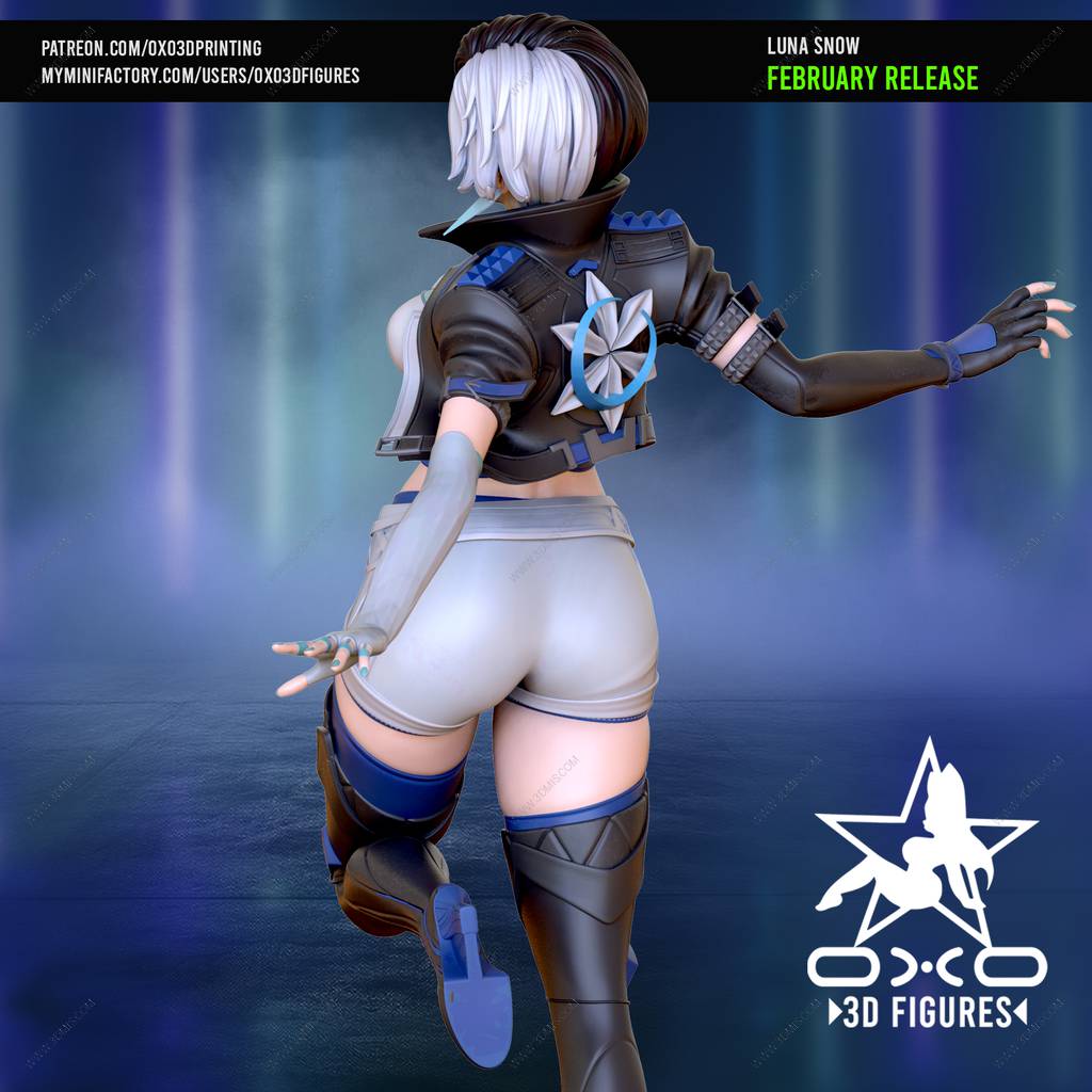 P站图纸印象馆 OXO3D 漫威 冰月花雪 OXO3D 漫威 冰月花雪