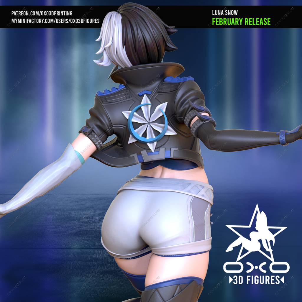 P站图纸印象馆 OXO3D 漫威 冰月花雪 OXO3D 漫威 冰月花雪