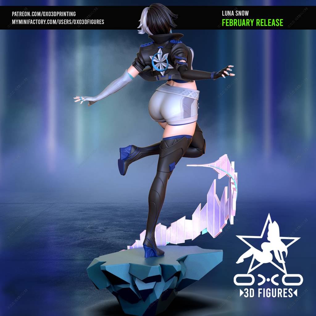 P站图纸印象馆 OXO3D 漫威 冰月花雪 OXO3D 漫威 冰月花雪