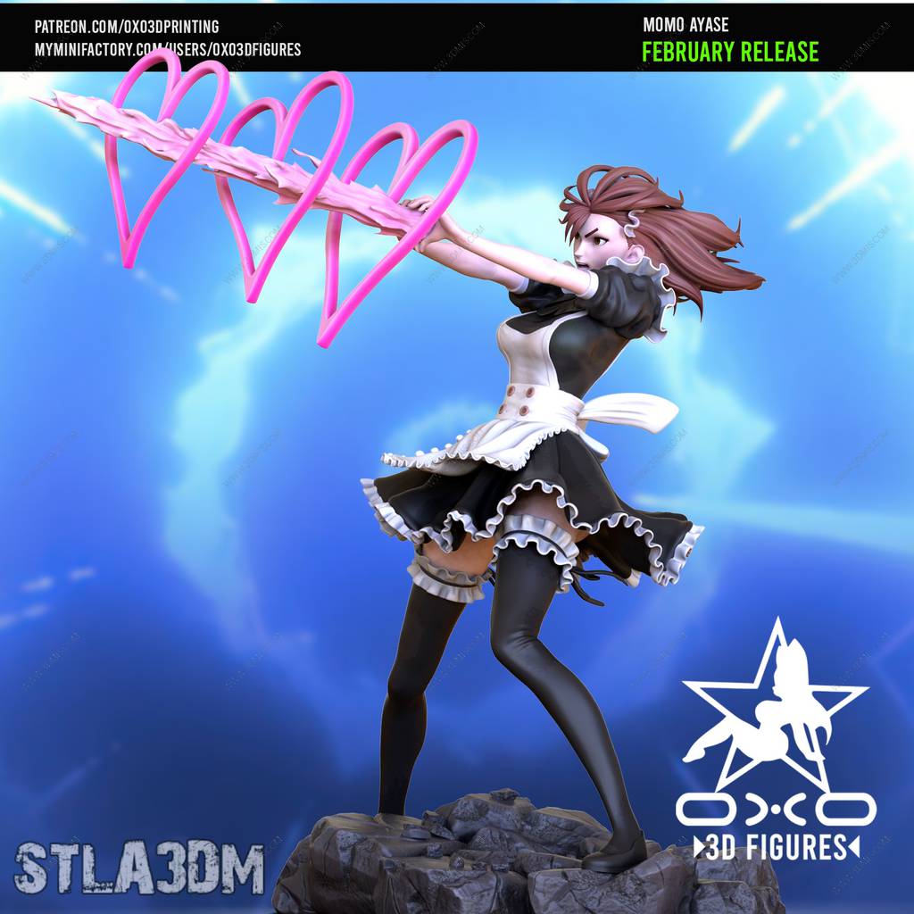 P站图纸印象馆 OXO3D 当哒当 绫濑桃 OXO3D 当哒当 绫濑桃