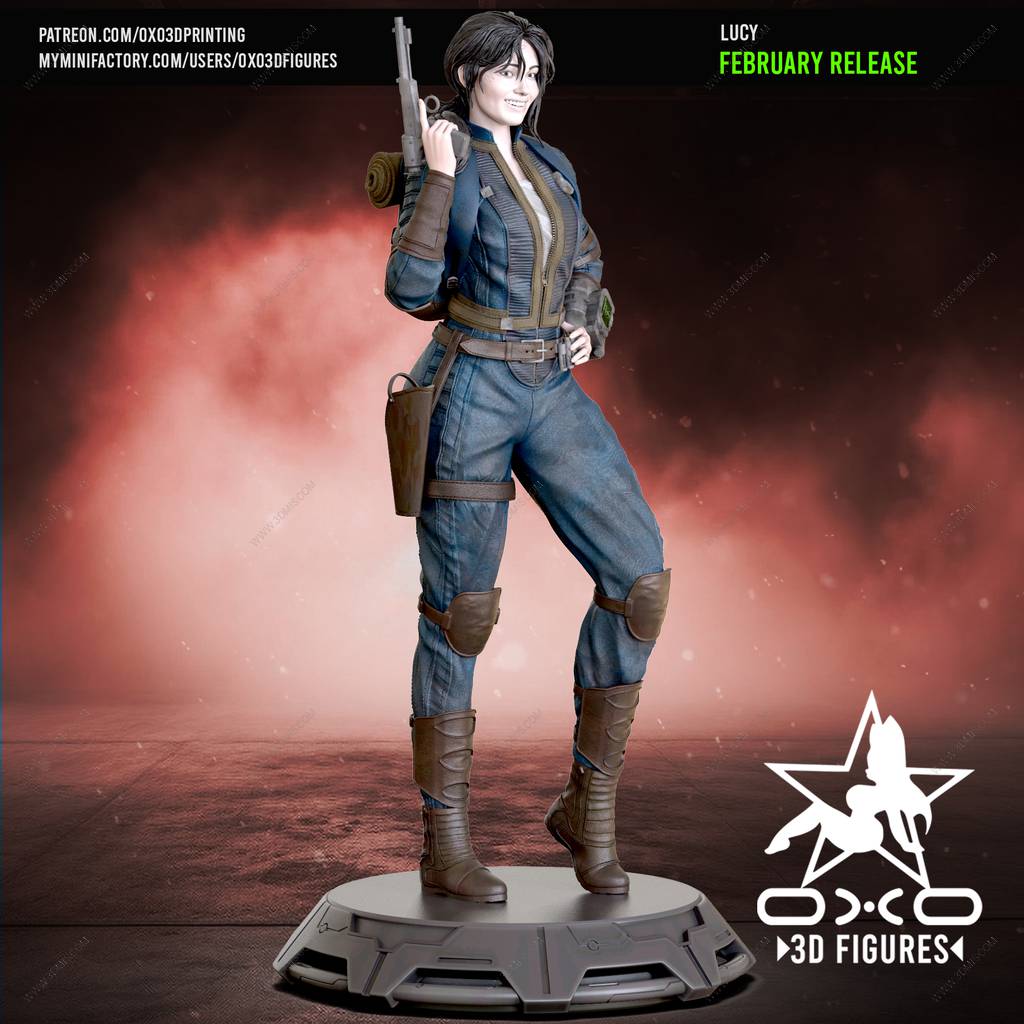 P站图纸印象馆 OXO3D 辐射 露西·麦克莱恩 OXO3D 辐射 露西·麦克莱恩