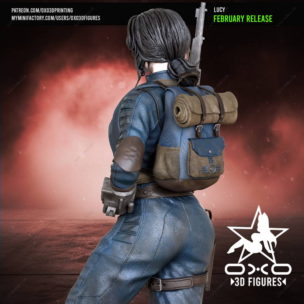 P站图纸印象馆 OXO3D 辐射 露西·麦克莱恩 OXO3D 辐射 露西·麦克莱恩