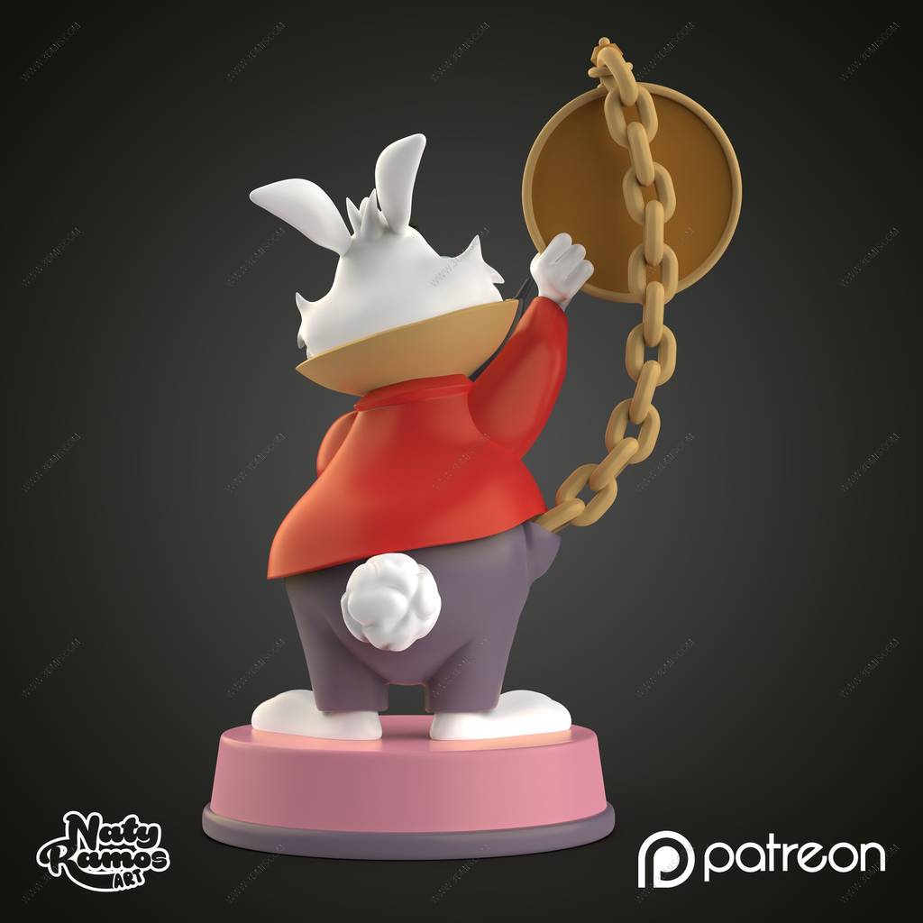 P站图纸印象馆 爱丽丝梦游仙境 白兔 爱丽丝梦游仙境 白兔