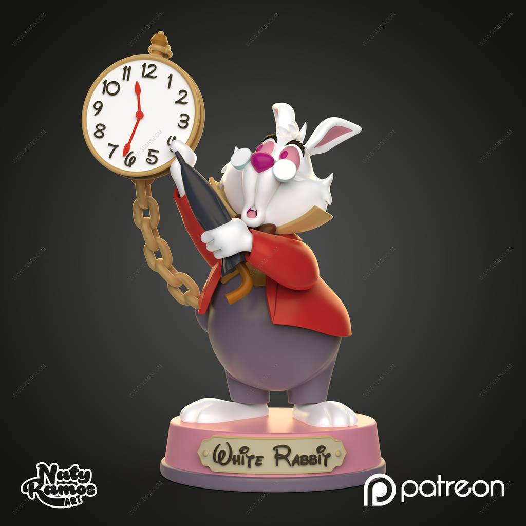P站图纸印象馆 爱丽丝梦游仙境 白兔 爱丽丝梦游仙境 白兔