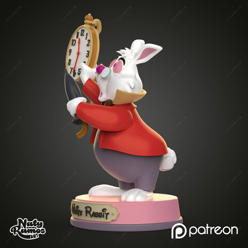 P站图纸印象馆 爱丽丝梦游仙境 白兔 爱丽丝梦游仙境 白兔