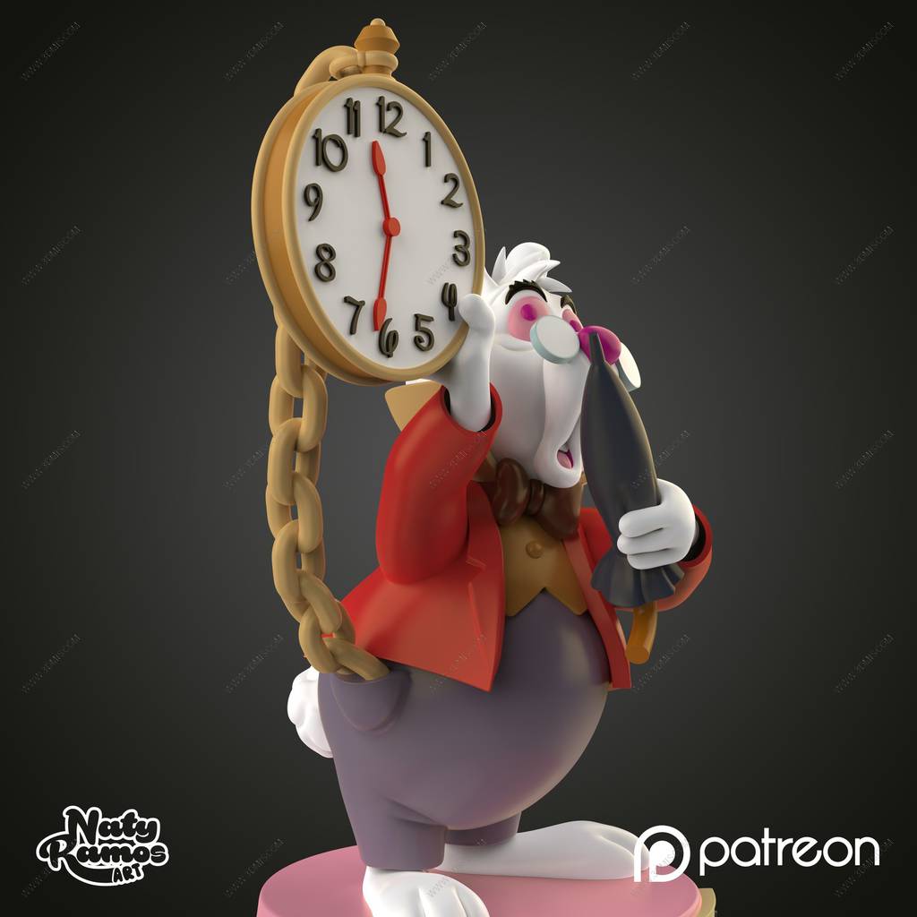 P站图纸印象馆 爱丽丝梦游仙境 白兔 爱丽丝梦游仙境 白兔