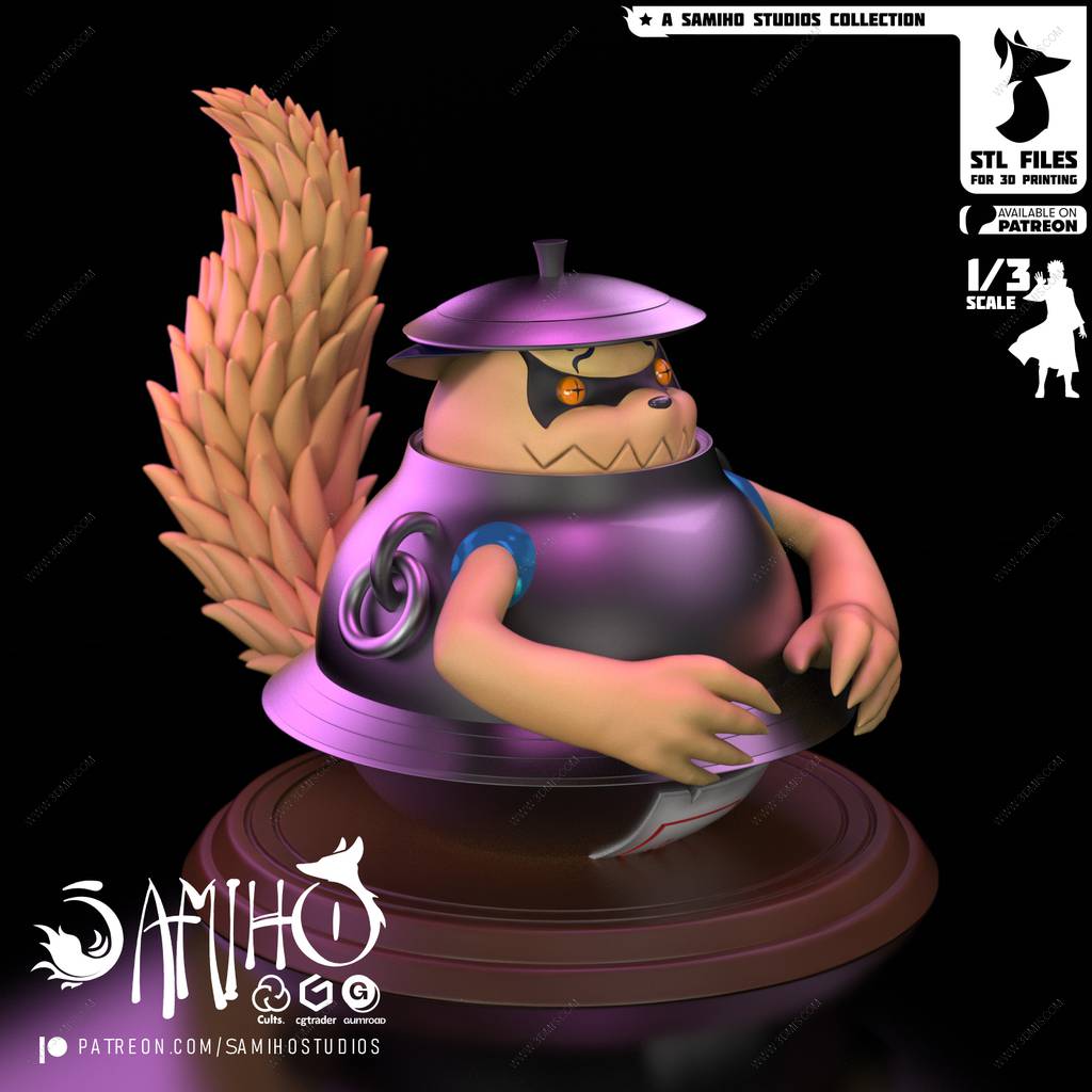 P站图纸印象馆 Samiho 分福茶釜 守鹤 Samiho 分福茶釜 守鹤