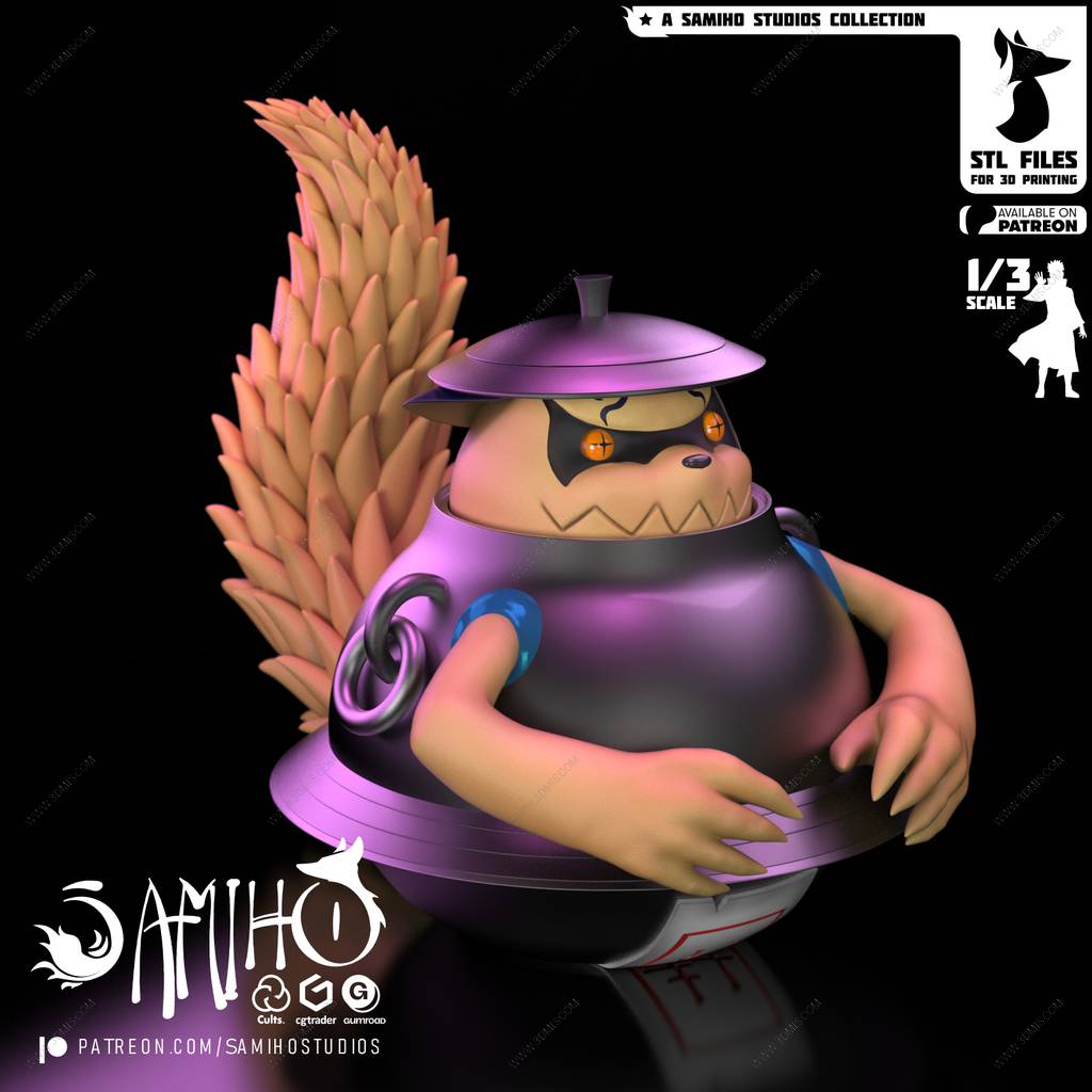 P站图纸印象馆 Samiho 分福茶釜 守鹤 Samiho 分福茶釜 守鹤