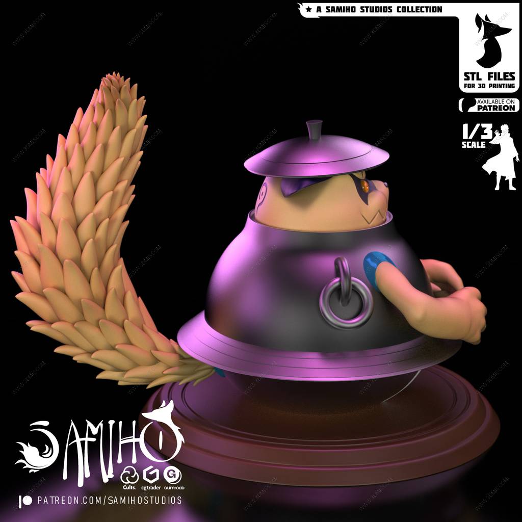 P站图纸印象馆 Samiho 分福茶釜 守鹤 Samiho 分福茶釜 守鹤