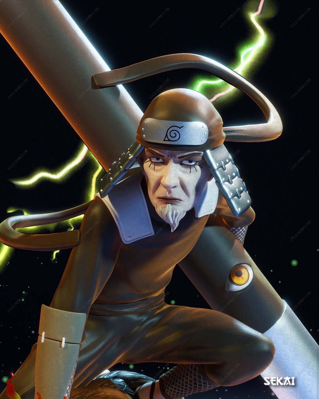 P站图纸印象馆 Sekai 火影忍者 猿飞阿斯玛 Sekai 火影忍者 猿飞阿斯玛