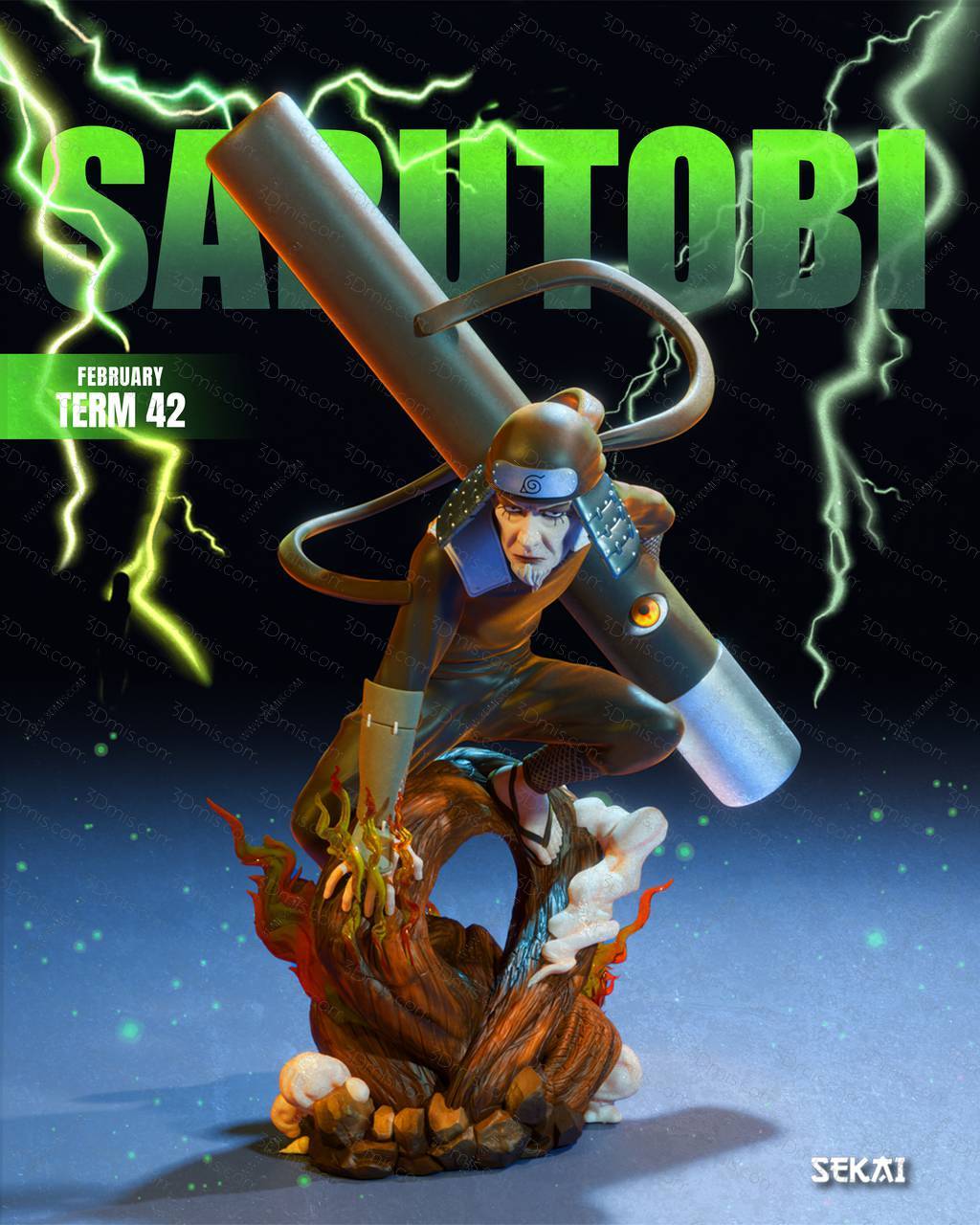 P站图纸印象馆 Sekai 火影忍者 猿飞阿斯玛 Sekai 火影忍者 猿飞阿斯玛