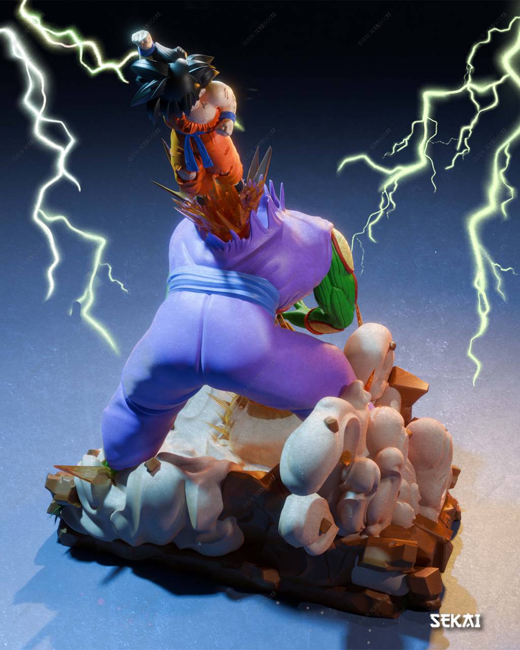 P站图纸印象馆 Sekai 龙珠 悟空大战短长笛大魔王 Sekai 龙珠 悟空大战短长笛大魔王