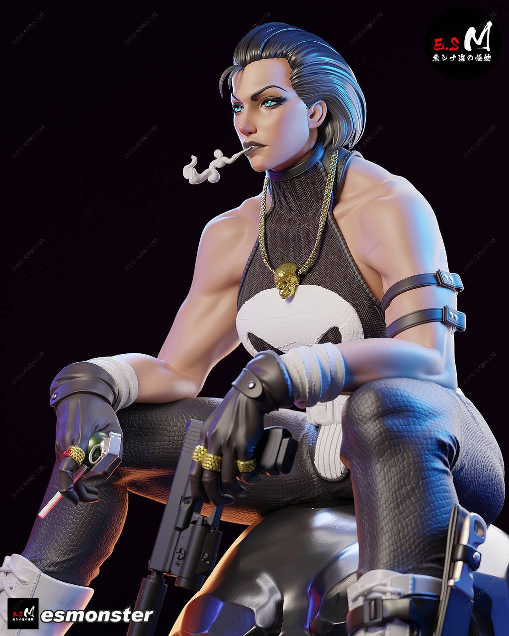 P站图纸印象馆 ESMonster 漫威 惩罚者 ESMonster 漫威 惩罚者