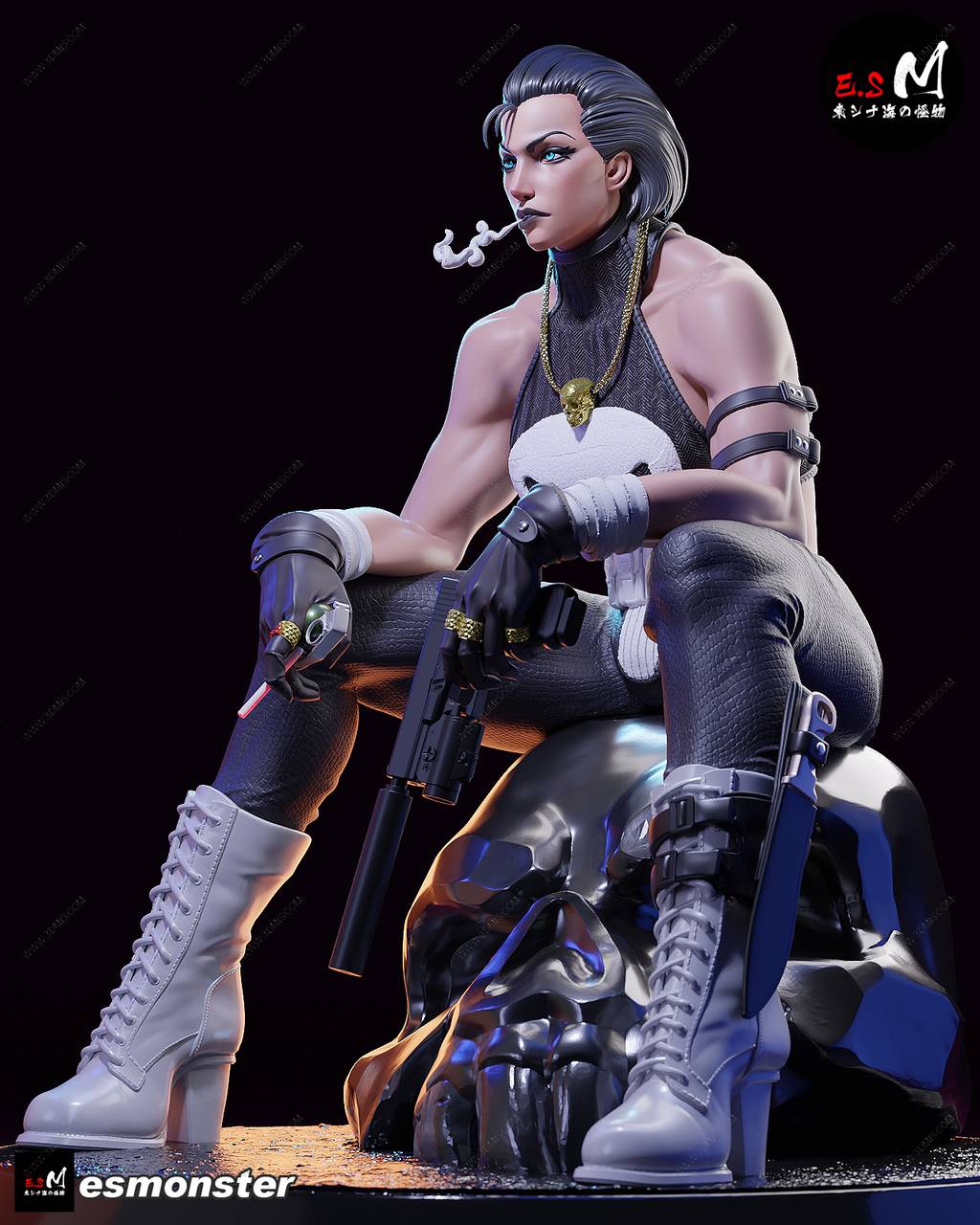 P站图纸印象馆 ESMonster 漫威 惩罚者 ESMonster 漫威 惩罚者