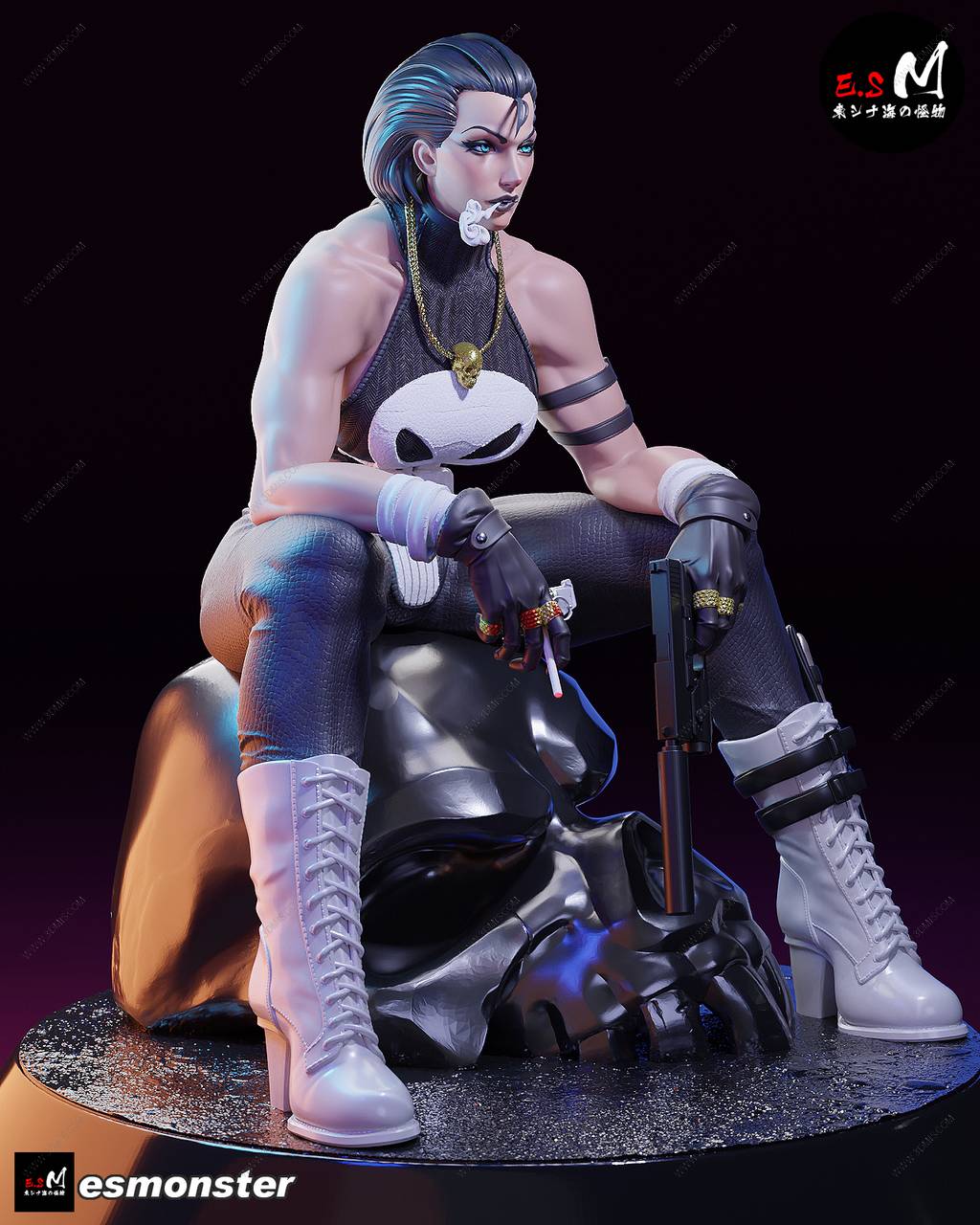 P站图纸印象馆 ESMonster 漫威 惩罚者 ESMonster 漫威 惩罚者