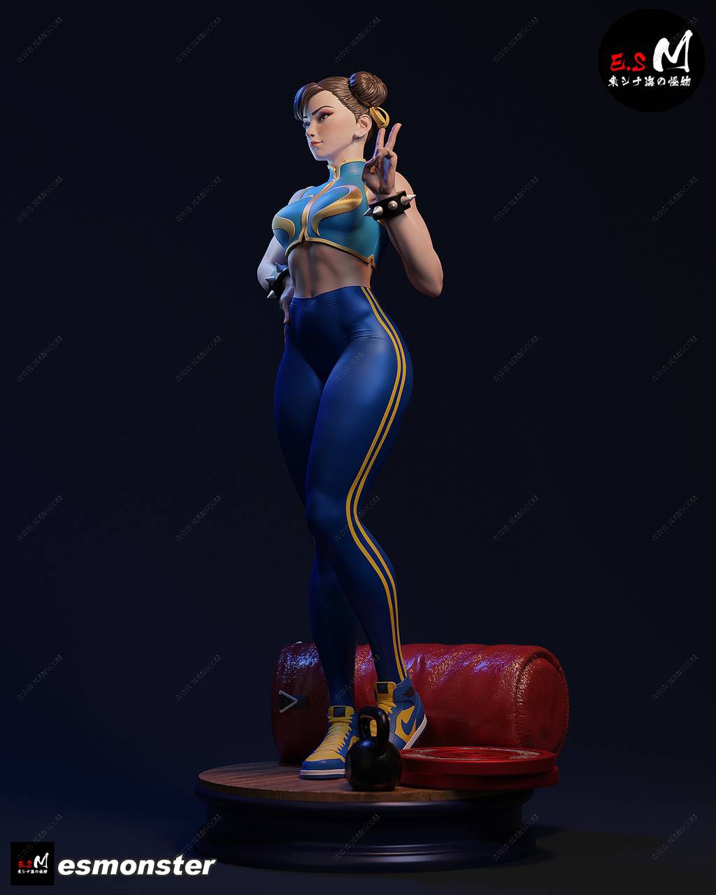 P站图纸印象馆 ESMonster 街头霸王 春丽 ESMonster 街头霸王 春丽