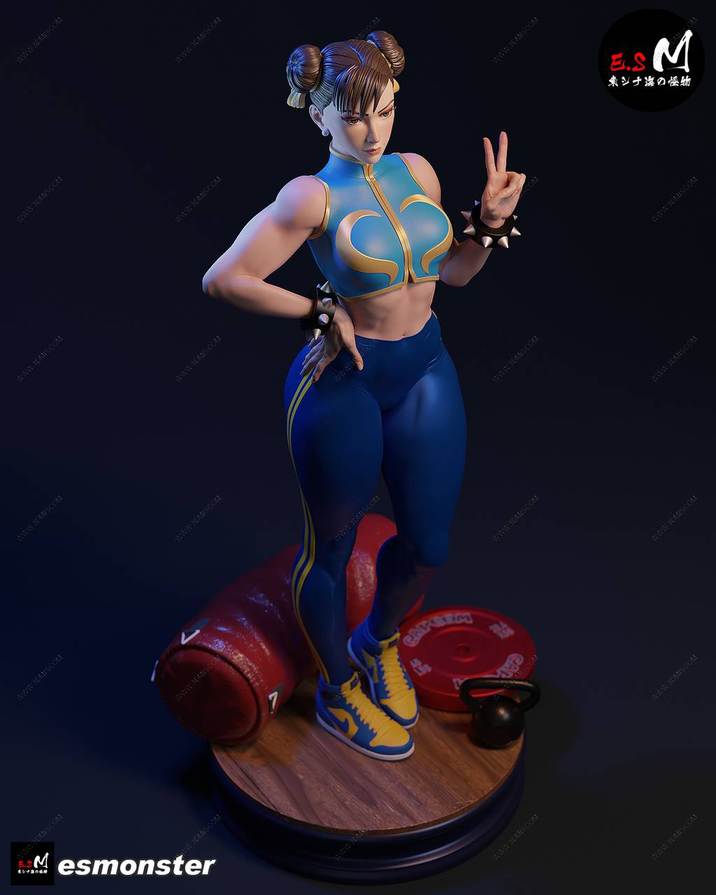 P站图纸印象馆 ESMonster 街头霸王 春丽 ESMonster 街头霸王 春丽
