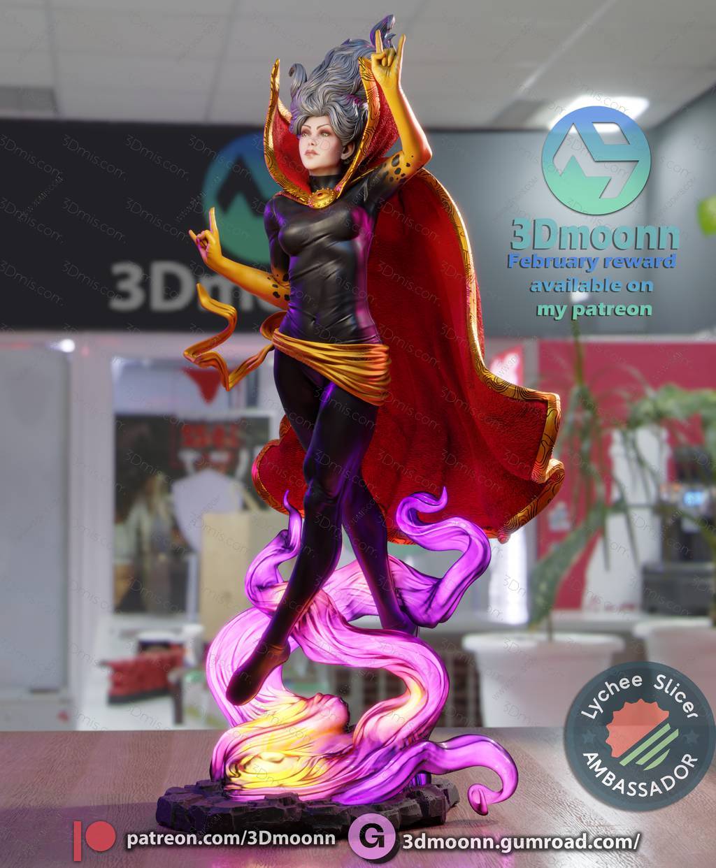 3Dmoonn 漫威 克莉