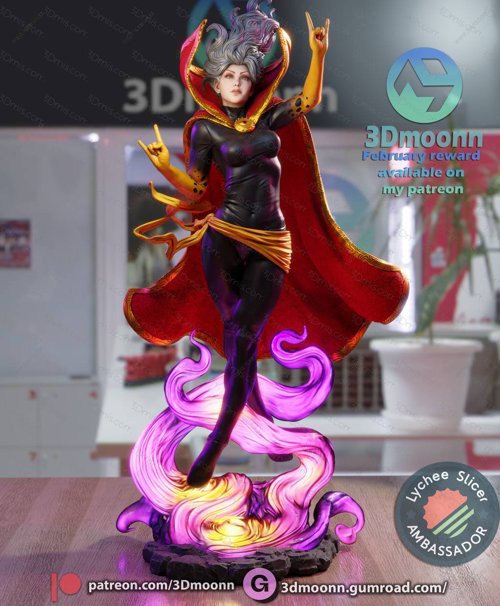 3Dmoonn 漫威 克莉