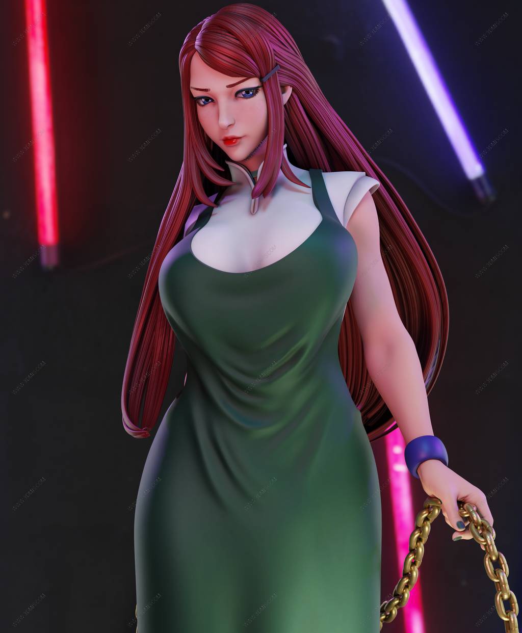 P站图纸印象馆 Momoji 火影忍者 漩涡玖辛奈 Momoji 火影忍者 漩涡玖辛奈