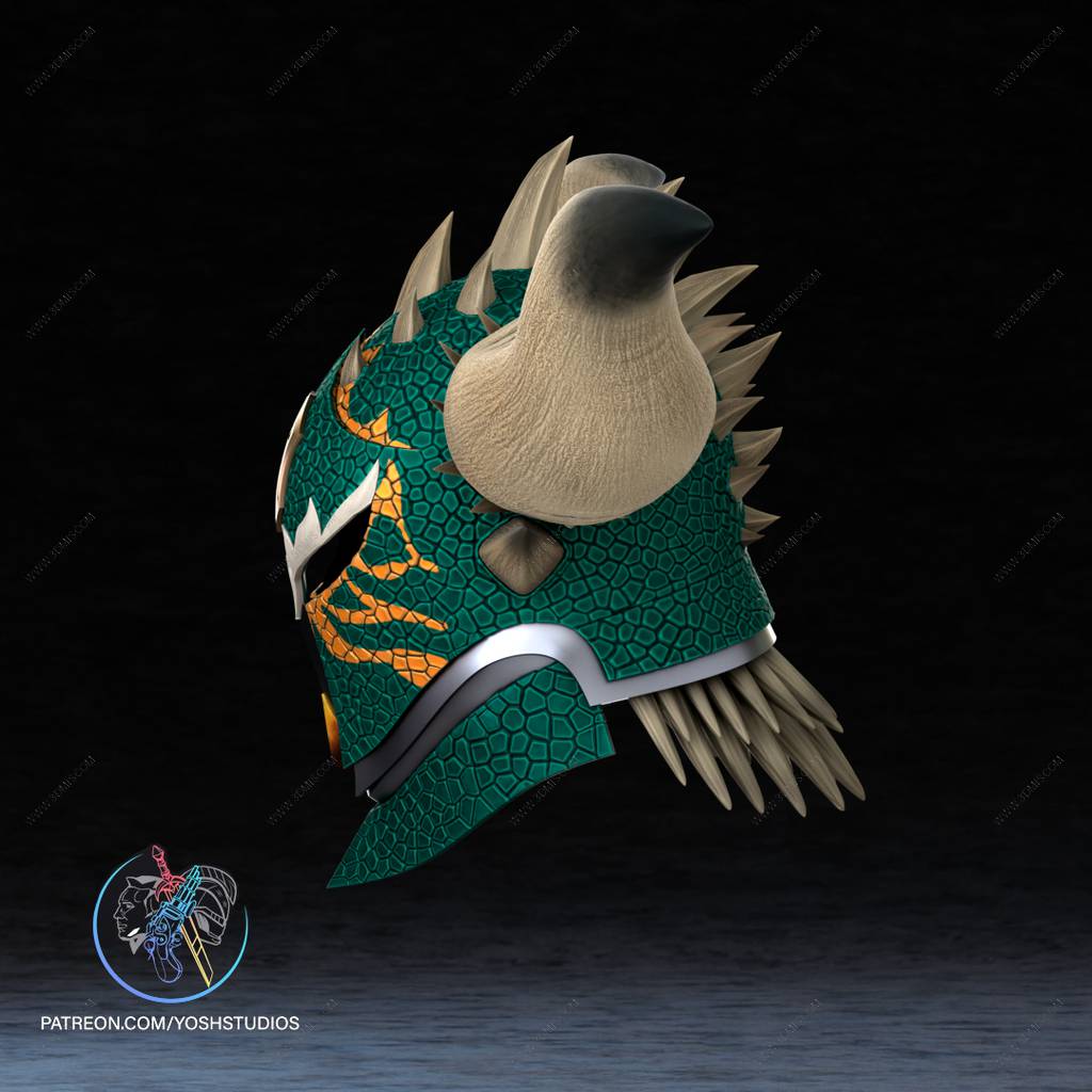 P站图纸印象馆 Yosh 怪物猎人 灭尽龙面具 Yosh 怪物猎人 灭尽龙面具