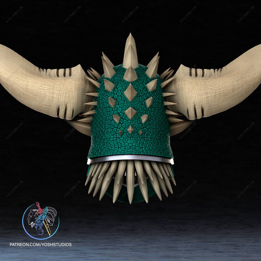 P站图纸印象馆 Yosh 怪物猎人 灭尽龙面具 Yosh 怪物猎人 灭尽龙面具