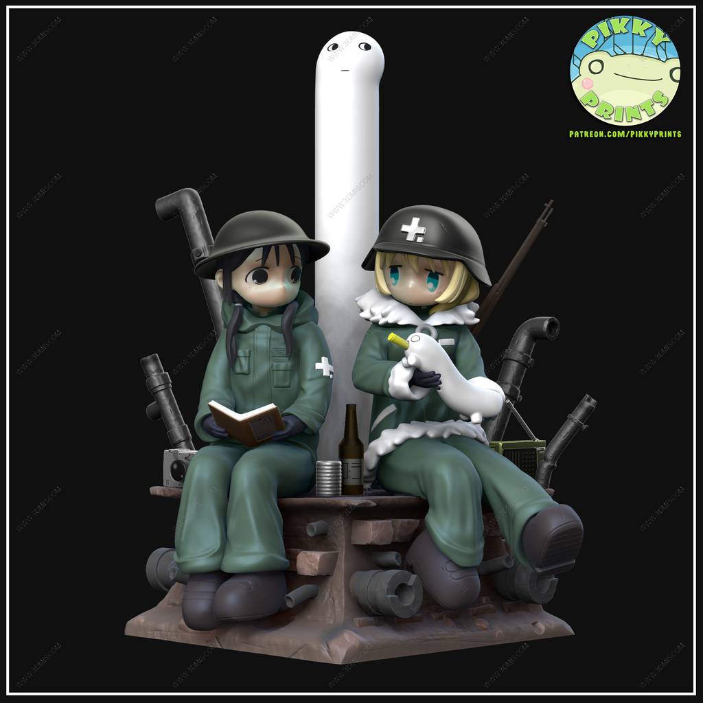 P站图纸印象馆 Pikitty 少女终末旅行 千户和尤莉 Pikitty 少女终末旅行 千户和尤莉