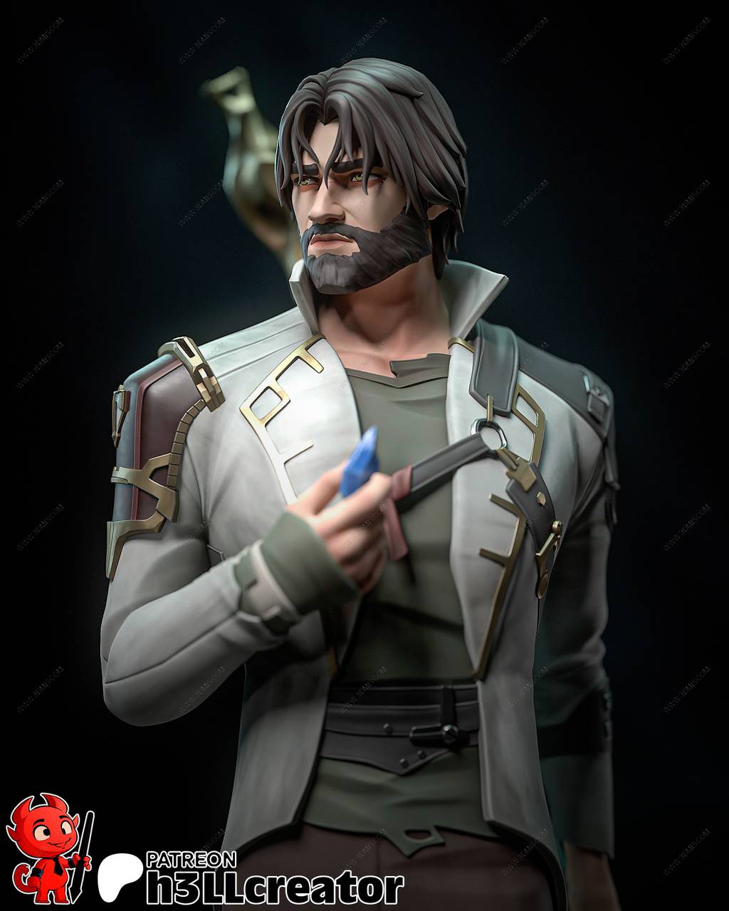 P站图纸印象馆 H3LL 英雄联盟 未来守护者·杰斯 H3LL 英雄联盟 未来守护者·杰斯