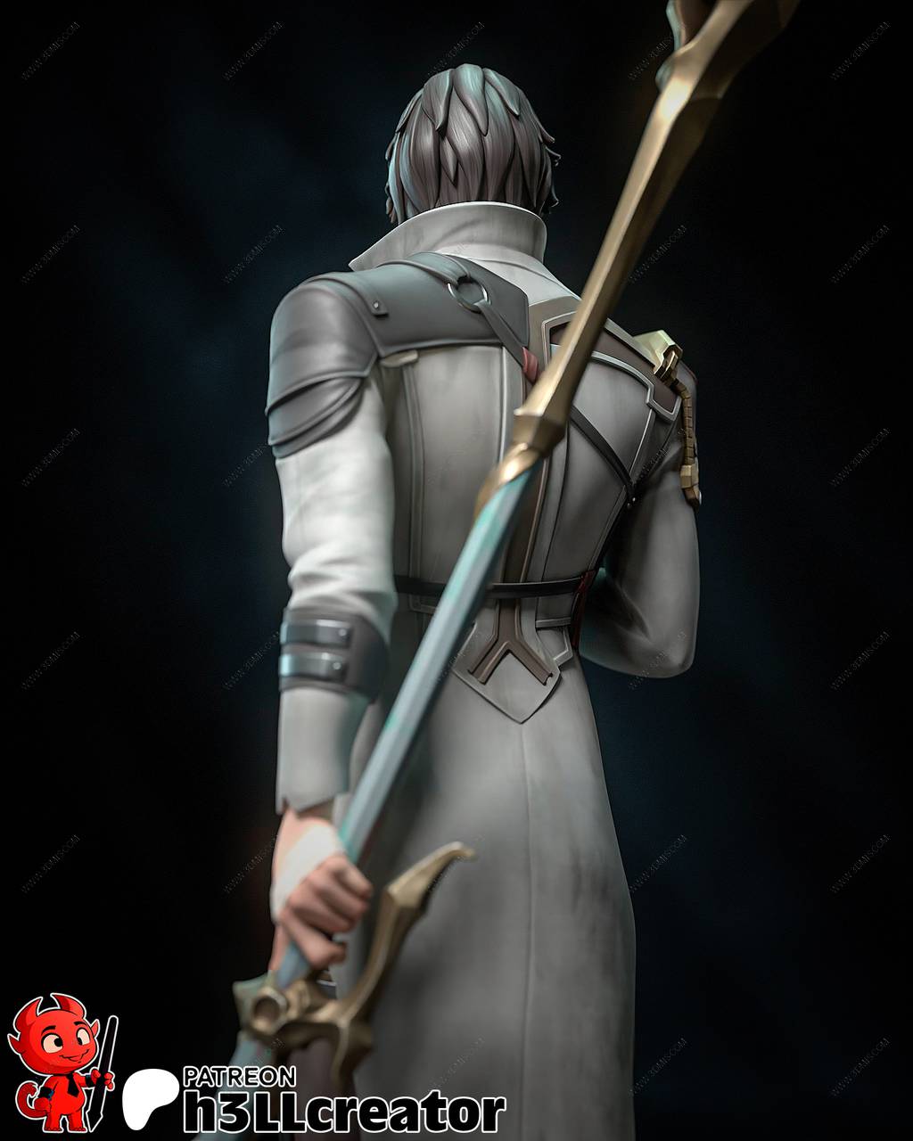 P站图纸印象馆 H3LL 英雄联盟 未来守护者·杰斯 H3LL 英雄联盟 未来守护者·杰斯