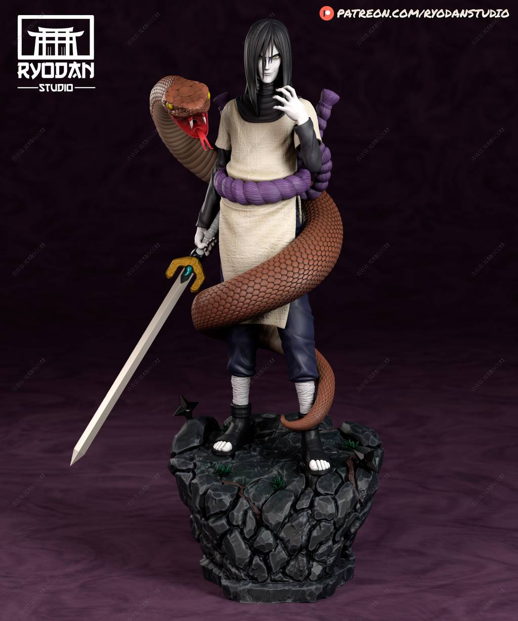 P站图纸印象馆 Ryodan 火影忍者 大蛇丸 Ryodan 火影忍者 大蛇丸