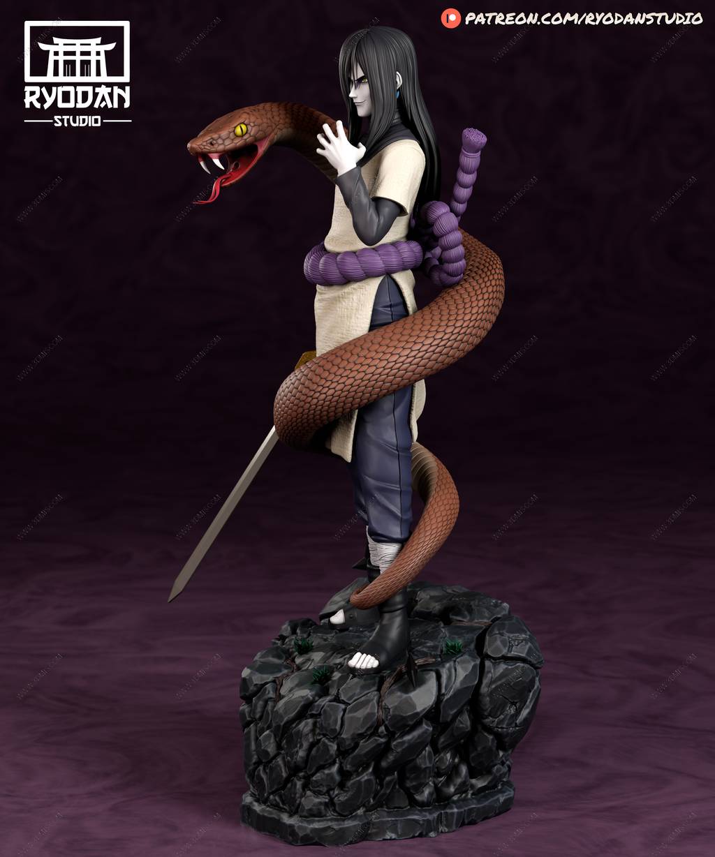 P站图纸印象馆 Ryodan 火影忍者 大蛇丸 Ryodan 火影忍者 大蛇丸