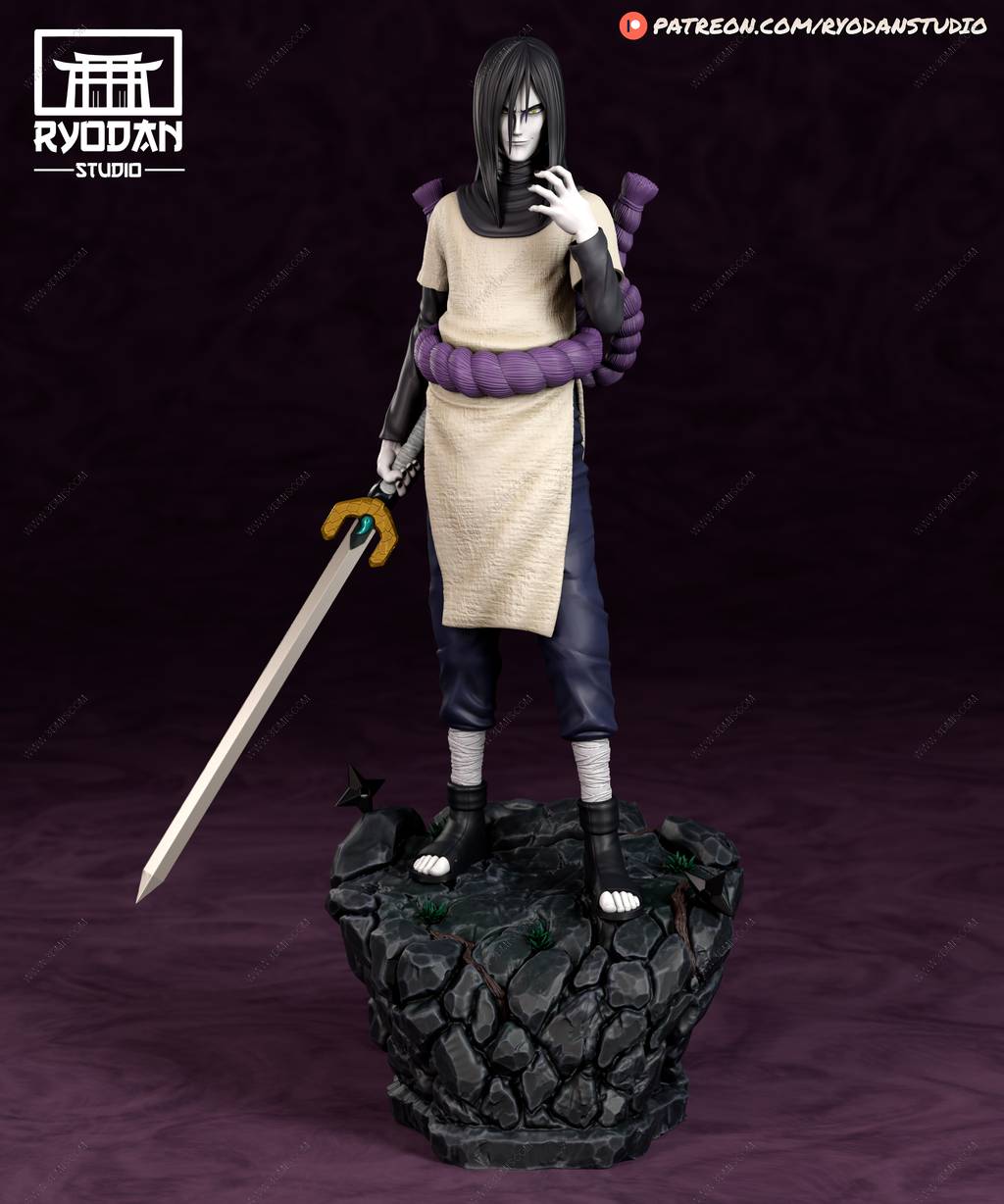 P站图纸印象馆 Ryodan 火影忍者 大蛇丸 Ryodan 火影忍者 大蛇丸