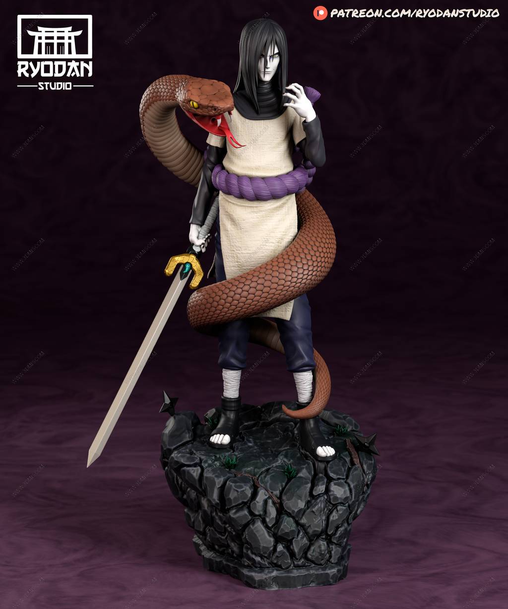 P站图纸印象馆 Ryodan 火影忍者 大蛇丸 Ryodan 火影忍者 大蛇丸