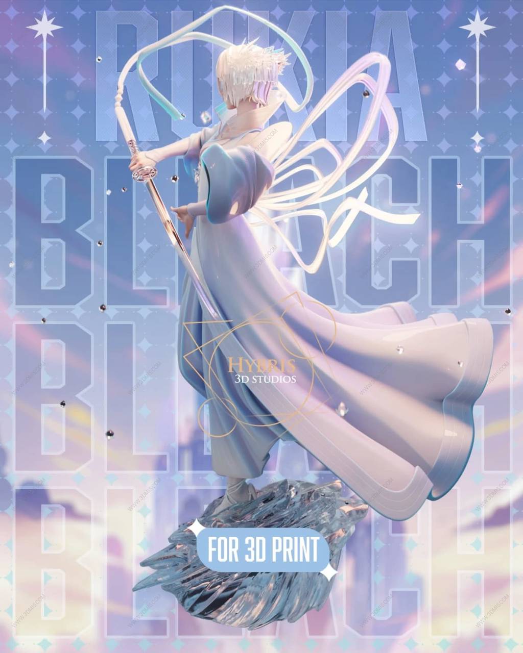 P站图纸印象馆 Hybris 死神 朽木露琪亚 Hybris 死神 朽木露琪亚