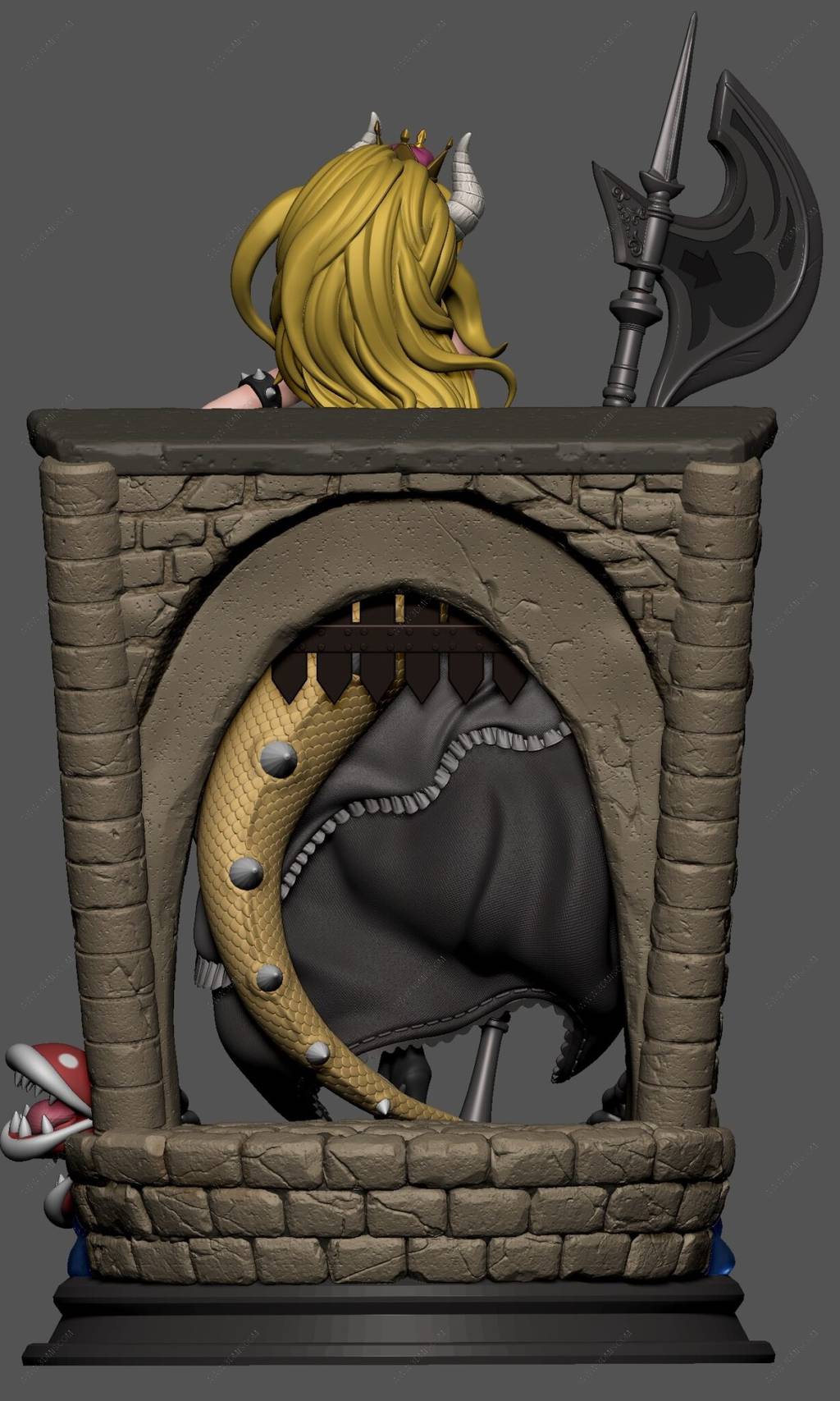 P站图纸印象馆 超级马里奥 库巴公主 超级马里奥 库巴公主