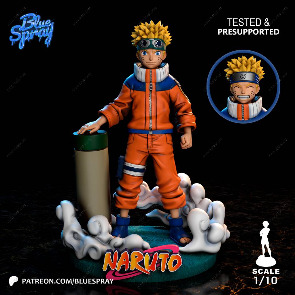 P站图纸印象馆 Blue Spray 火影忍者 漩涡鸣人 Blue Spray 火影忍者 漩涡鸣人