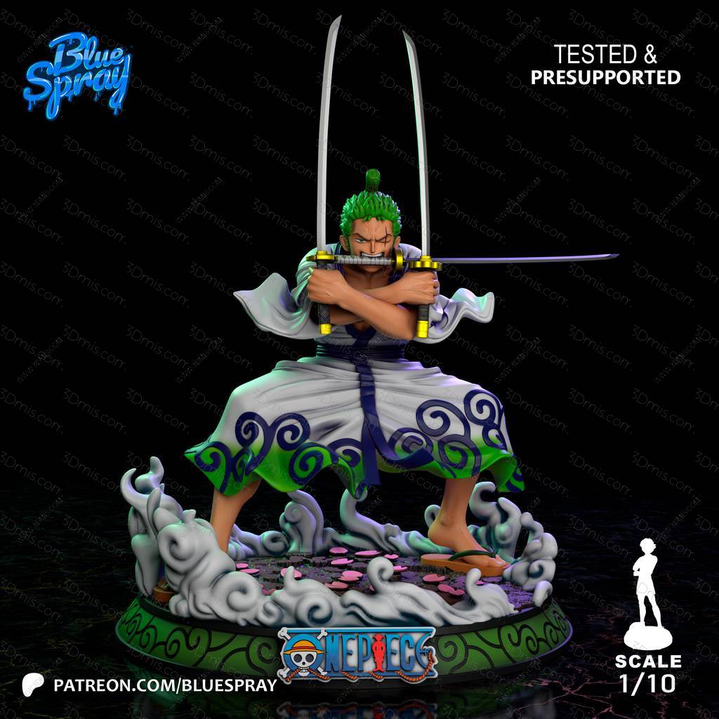 Blue Spray 海贼王 罗罗诺亚·佐罗