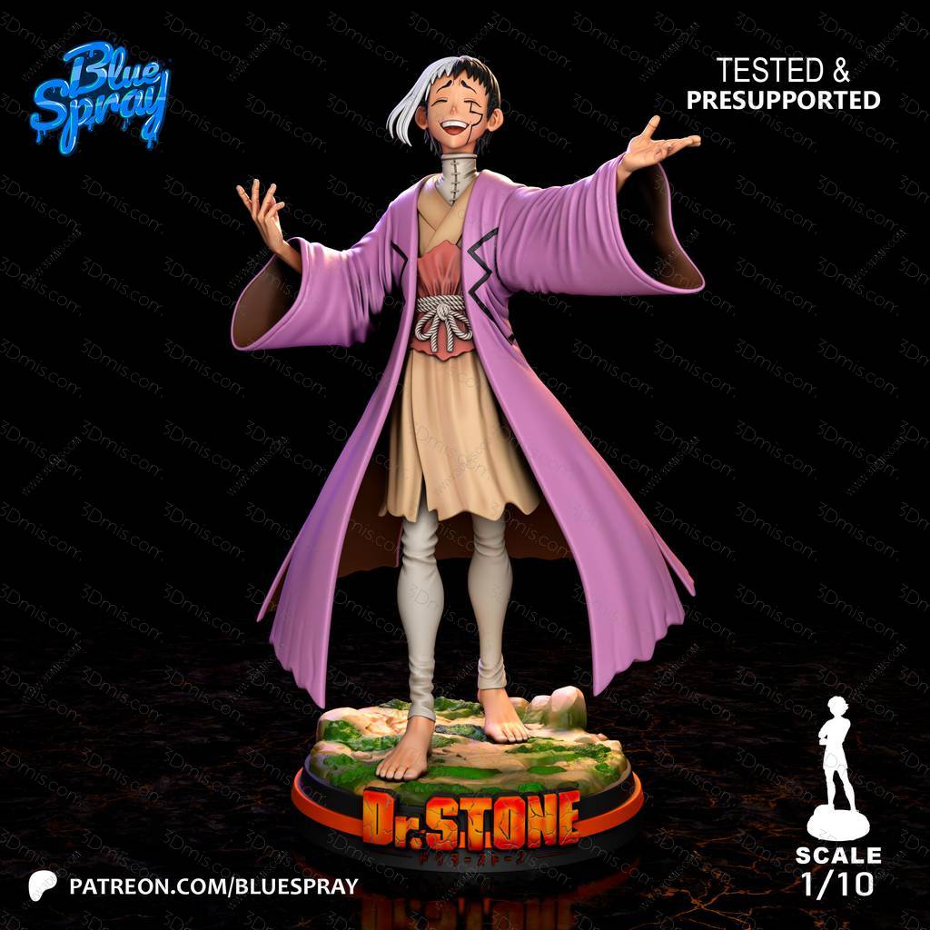 P站图纸印象馆 Blue Spray 石纪元 浅霧幻 Blue Spray 石纪元 浅霧幻