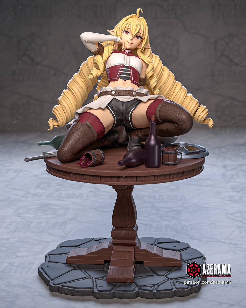 P站图纸印象馆 Azerama 无职转生 艾莉娜丽洁·杜拉冈罗德 Azerama 无职转生 艾莉娜丽洁·杜拉冈罗德