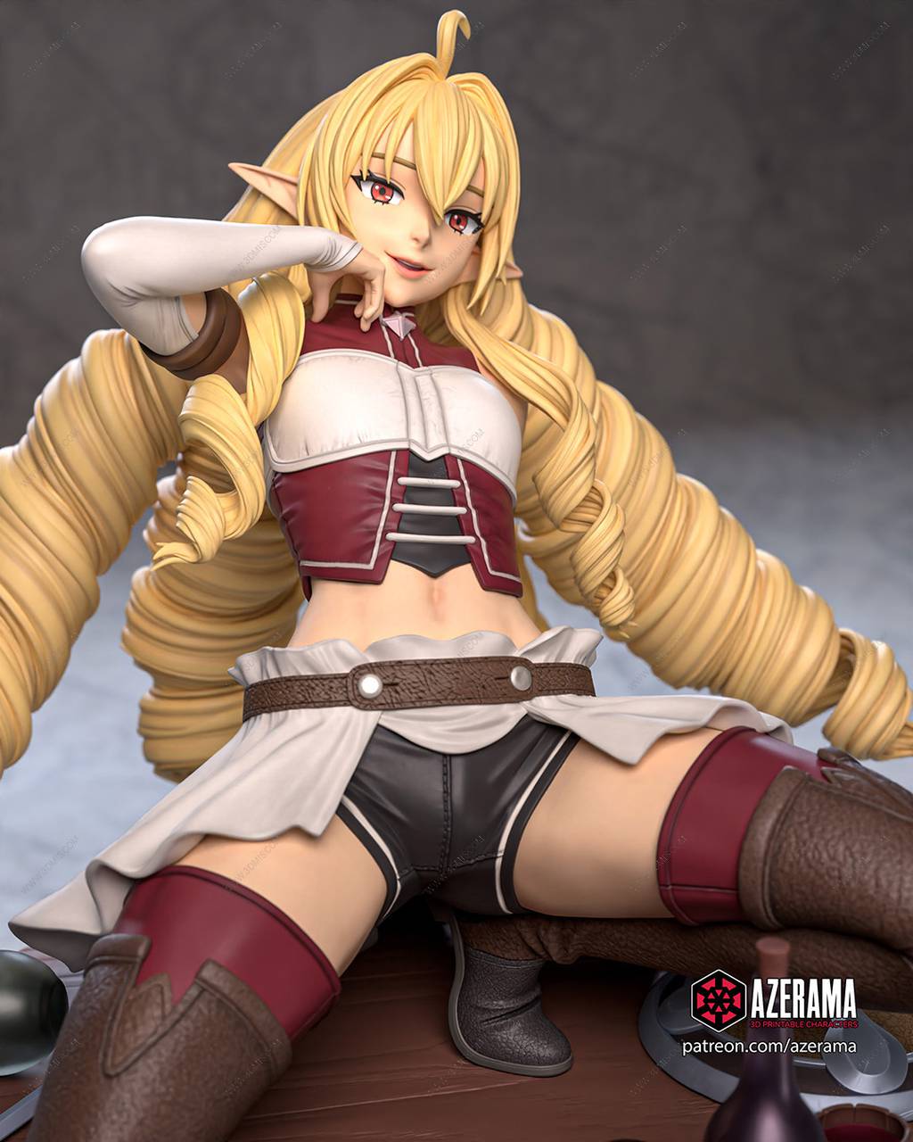 P站图纸印象馆 Azerama 无职转生 艾莉娜丽洁·杜拉冈罗德 Azerama 无职转生 艾莉娜丽洁·杜拉冈罗德