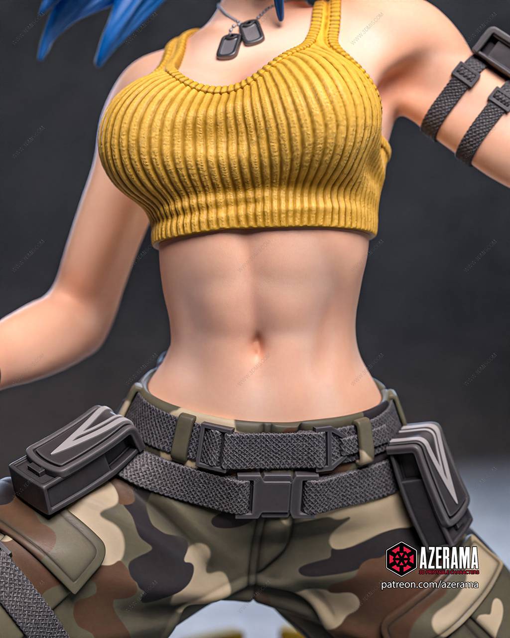 P站图纸印象馆 Azerama 拳皇 莉安娜·哈迪兰 Azerama 拳皇 莉安娜·哈迪兰