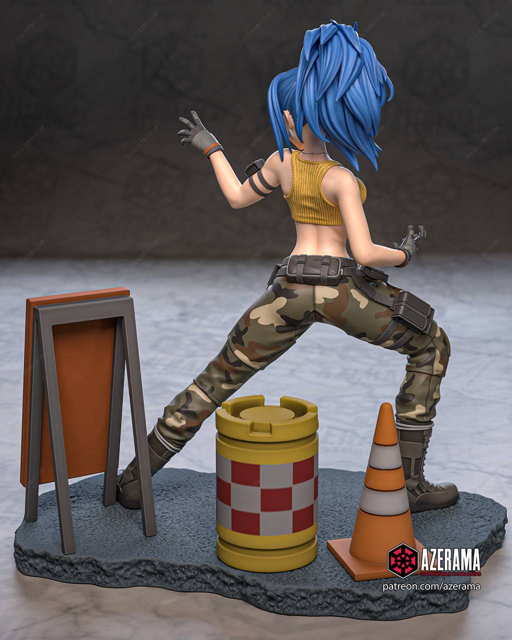 P站图纸印象馆 Azerama 拳皇 莉安娜·哈迪兰 Azerama 拳皇 莉安娜·哈迪兰