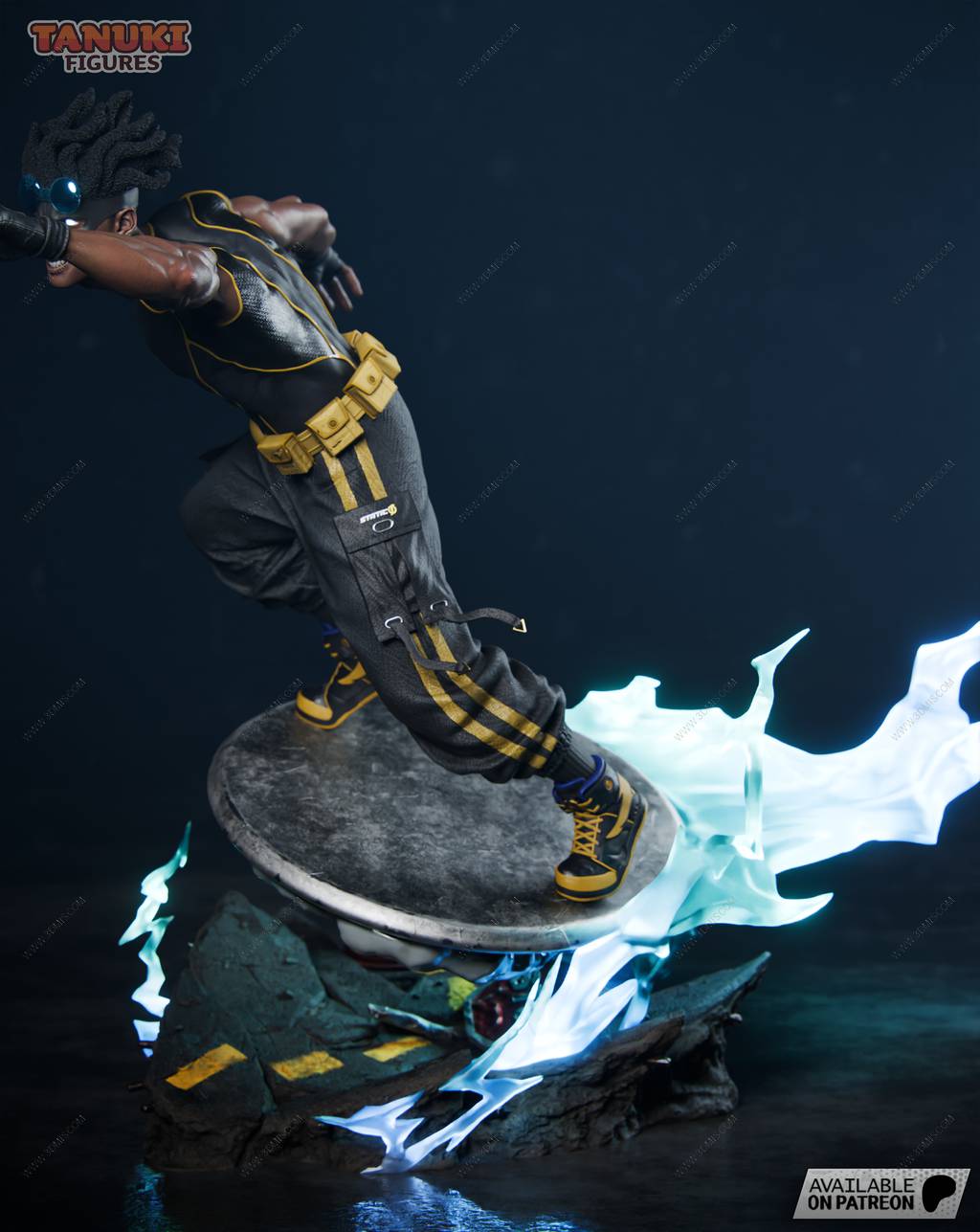 P站图纸印象馆 Tanuki Figures DC漫画 静电侠 Tanuki Figures DC漫画 静电侠