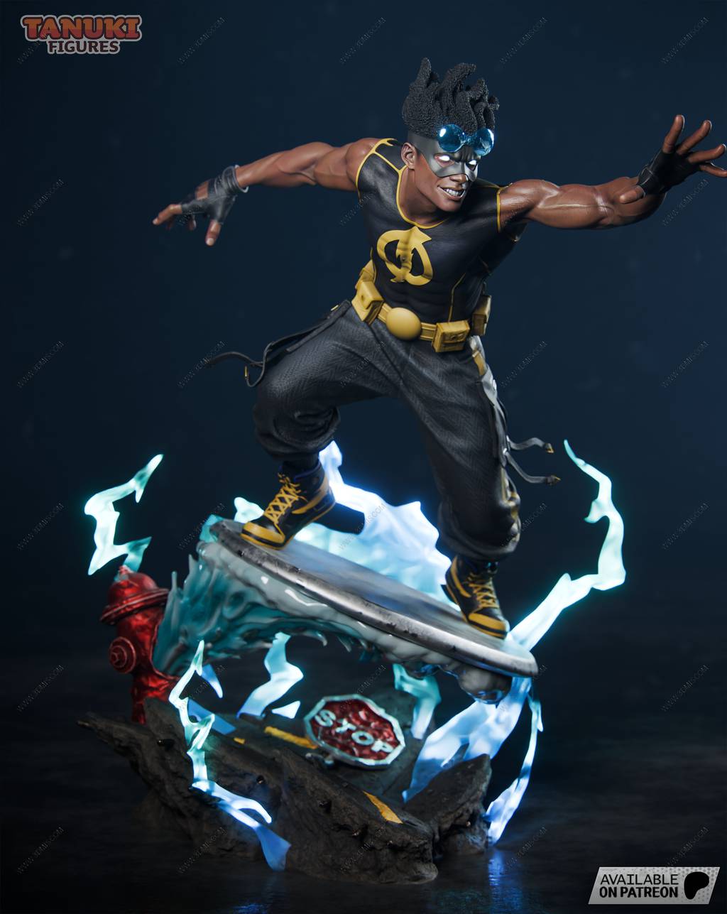 P站图纸印象馆 Tanuki Figures DC漫画 静电侠 Tanuki Figures DC漫画 静电侠