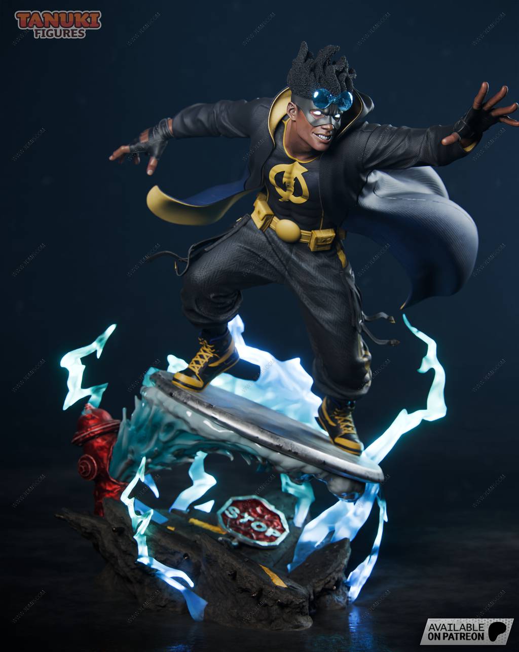 P站图纸印象馆 Tanuki Figures DC漫画 静电侠 Tanuki Figures DC漫画 静电侠