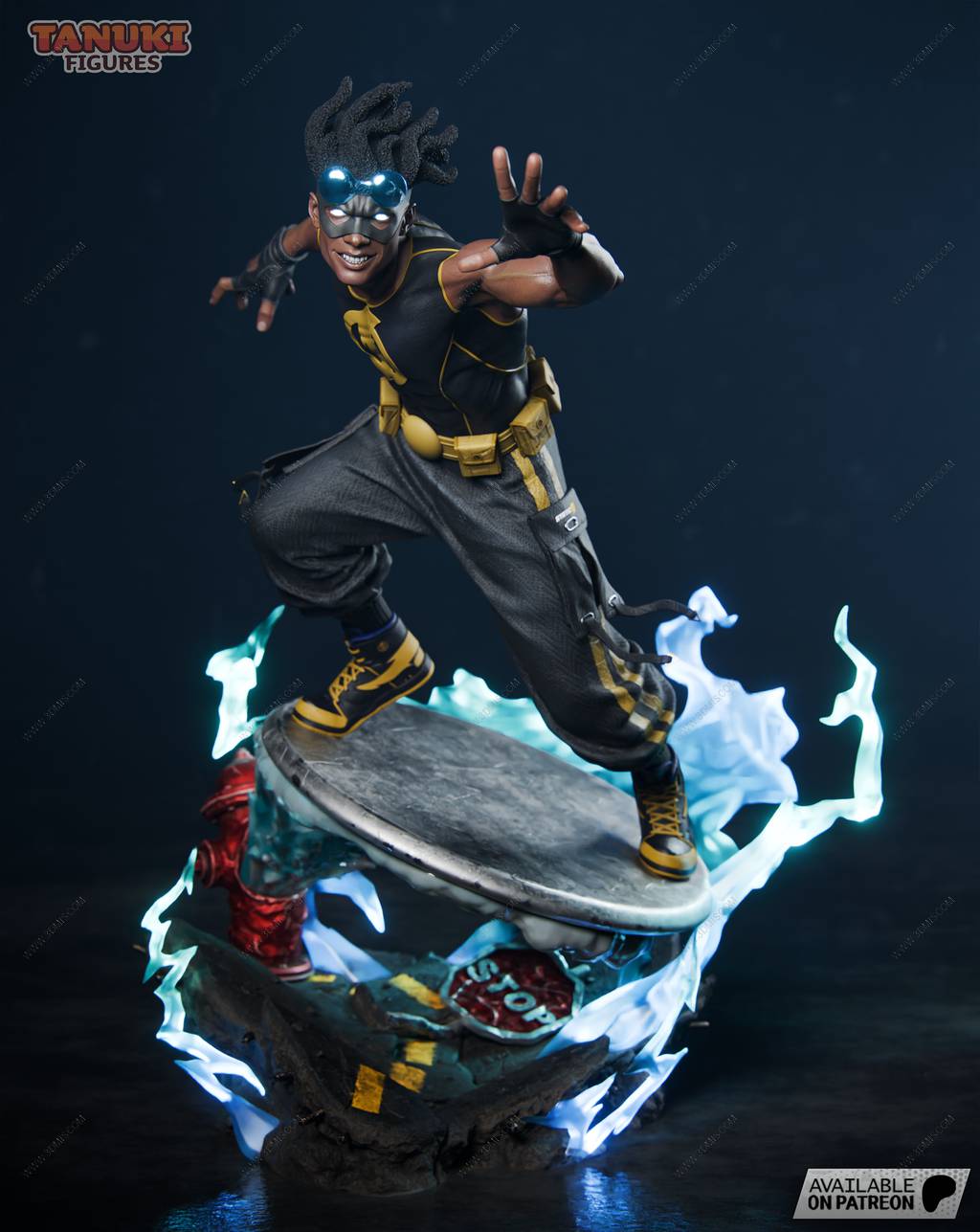 P站图纸印象馆 Tanuki Figures DC漫画 静电侠 Tanuki Figures DC漫画 静电侠