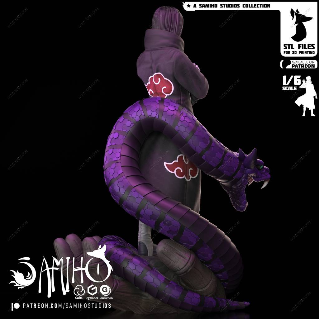 P站图纸印象馆 Samiho 火影忍者 大蛇丸 Samiho 火影忍者 大蛇丸