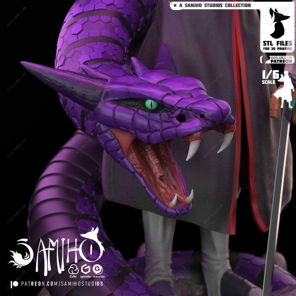 P站图纸印象馆 Samiho 火影忍者 大蛇丸 Samiho 火影忍者 大蛇丸